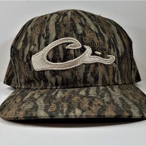 Drake Mossy Oak Bottomland Camo Pattern Hat Cap OSFM